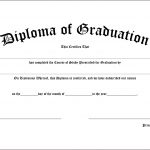 High School Diploma Template Free Printable Templates Graduation   Free Printable College Degrees