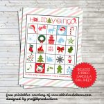 Holiday Bingo Set :: Free Printable | Printable Bingo Call Sheet   Free Printable Bingo Cards And Call Sheet