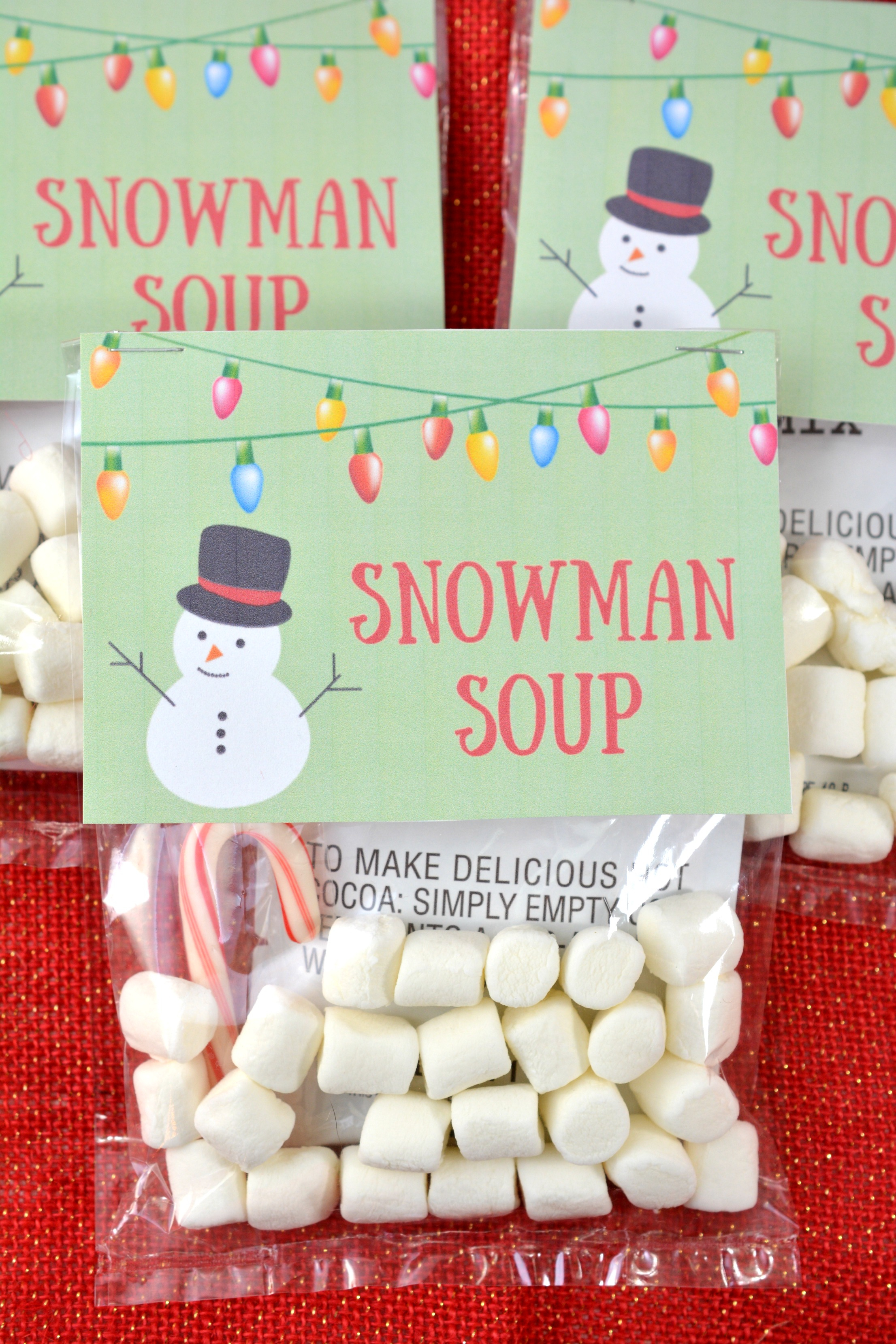 Soup Free Printable. homemade holiday gift idea snowman soup with free ...