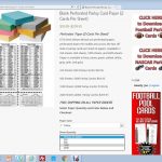 How To Buy Perforated Paper For Parlay Cards   Youtube   Free Printable Football Parlay Cards