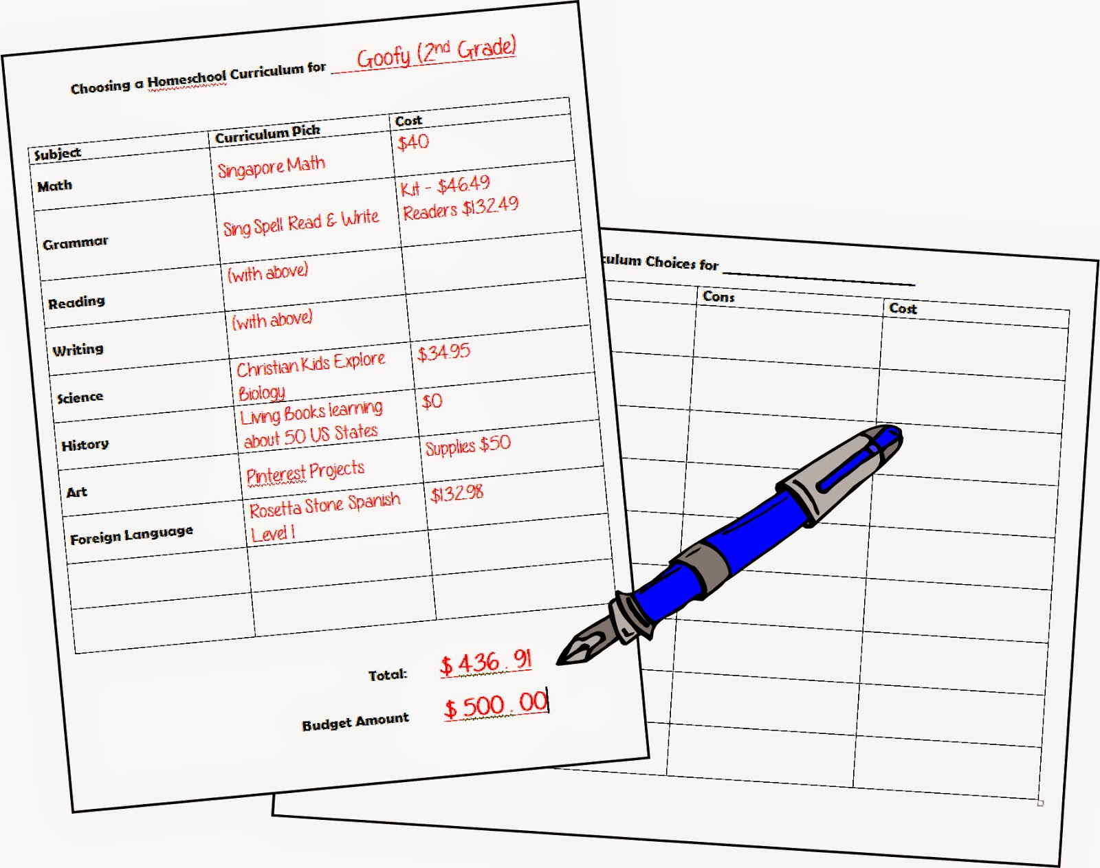 Free Printable Easy Peasy Weekly Planner Lesson Plan Work Plan