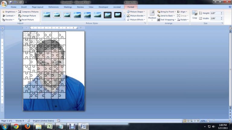 How To Create Jigsaw Puzzles In Microsoft Word, Powerpoint ...