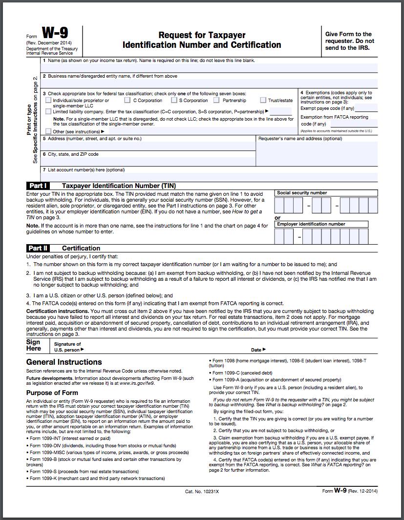 How To Fill Out A W-9 Form Online | Hellosign Blog - Free Printable W 4 Form