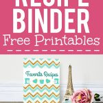How To Make A Recipe Binder | Free Recipe Binder Printables   Free Printable Recipe Binder