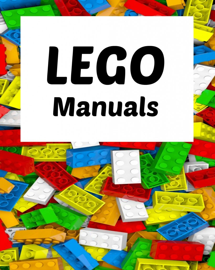 How To Organize Lego Manuals (+ Free Lego Printables!) | Blogger - Free Printable Lego Instructions