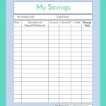 How To Teach Kids To Budget Their Money [Free Printables] | Money   Budgeting Charts Free Printable