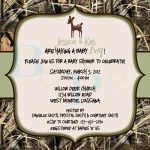 How To Throw Camouflage Themed Baby Shower | Free Printable Baby   Free Printable Camo Baby Shower Invitations