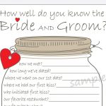 How Well Do You Know The Bride And Groom Printable Cards | Etsy   How Well Does The Bride Know The Groom Free Printable