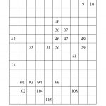 Hundredths Grid Math Hundredths Grid Worksheets Multiplication Blank   Free Printable Hundreds Grid