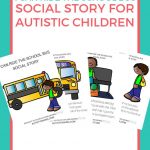 I Can Ride The School Bus" Social Story For Autistic Children Free   Free Printable Social Stories For Kids