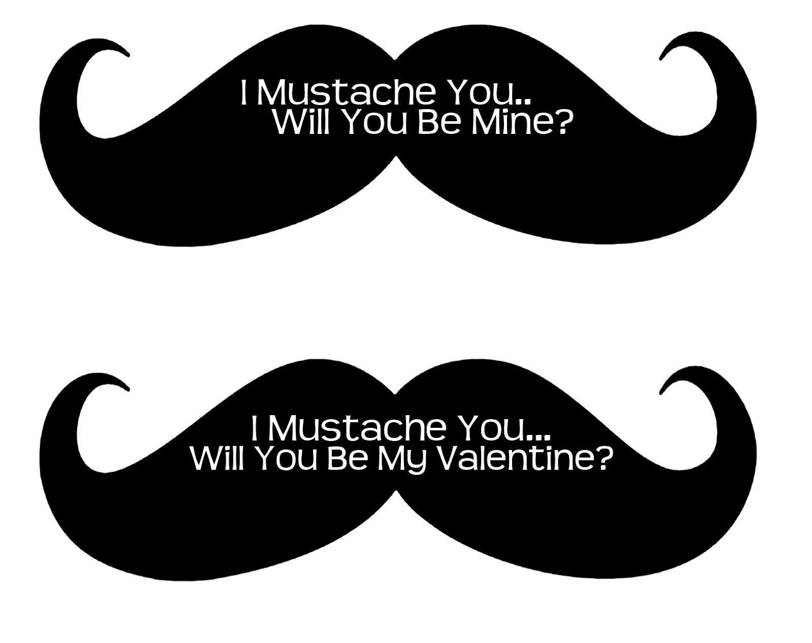 Free Printable Mustache Free Printable