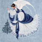 Ice Angel Cross Stitch | This Was A Difficult Piece To Compl   Free Printable Cross Stitch Patterns Angels