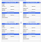 Id Card Template | In Case Of Emergency Cards | School | Pinterest   Free Printable Id Cards Templates