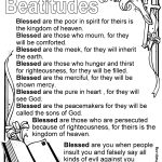 Image Result For Beatitudes For Kids Free Printable | Kids   Free Printable Children's Church Curriculum