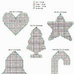 Image Result For Free Plastic Canvas Christmas Ornament Patterns   Free Printable Plastic Canvas Christmas Patterns