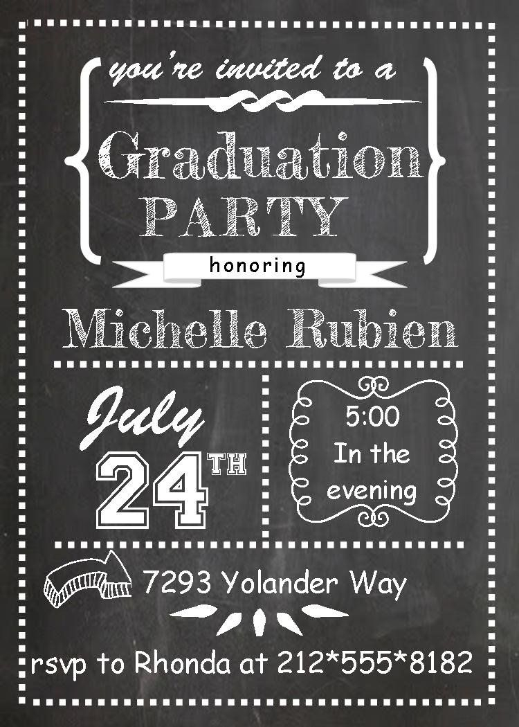Image Result For Free Printable Graduation Invitations | College - Free Printable Graduation Party Invitations