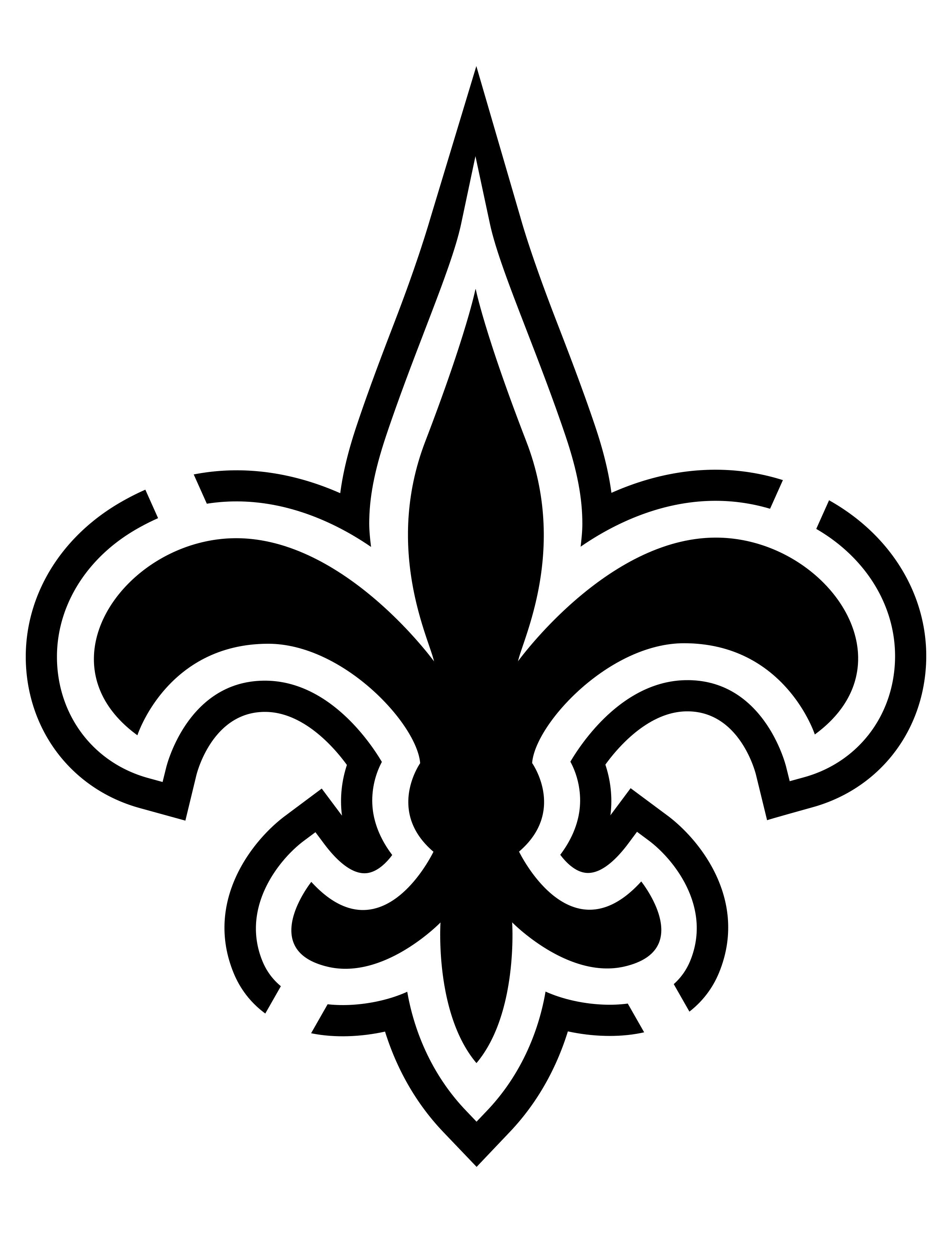 Image Result For New Orleans Saints Stencil | Scroll Saw Ideas - Printable Nfl Pumpkin Carving Patterns Free