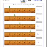 Inches Measurement   Free Printable Measurement Worksheets Grade 1