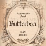 Ingested Read: Hogsmeade Butterbeer Tarts (For 'harry Potter   Free Printable Butterbeer Labels