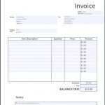 Invoice Template Pdf | Free From Invoice Simple   Free Printable Blank Invoice Sheet