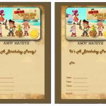 Jake And The Never Land Pirates Birthday Invitations | Birthday   Free Printable Jake And The Neverland Pirates Cupcake Toppers