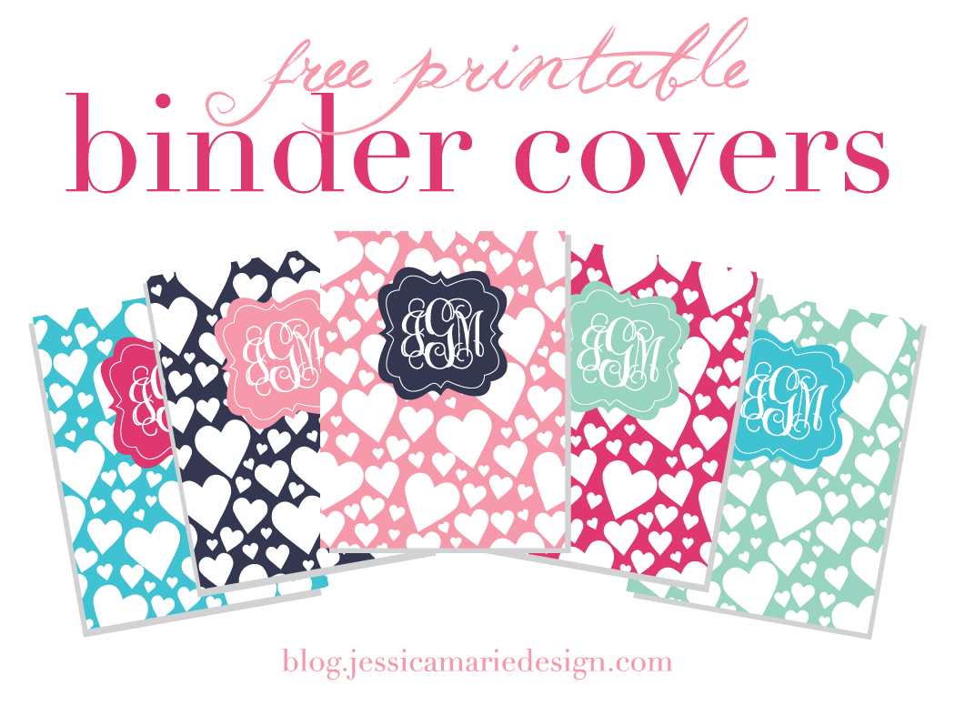 Jessica Marie Design Blog: Free Printable Binder Covers - Free Printable Binder Covers