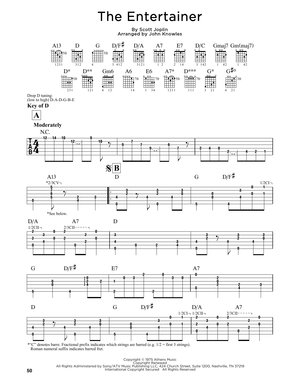 John Knowles &amp;quot;the Entertainer&amp;quot; Sheet Music Notes, Chords | Printable - Free Printable Sheet Music For The Entertainer