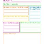Joyously Domestic: Free Mother's Day Questionnaire Printable   Free Printable Mothers Day Questions