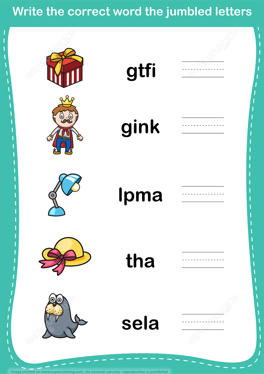 online word jumble maker