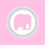 Juneberry Lane: Strawberry Cupcakes & A Free Pink Elephant Printable   Free Printable Elephant Images