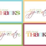 Just In Time For Thanksgiving! Get Your {Free} Thank You Cards   Free Personalized Thank You Cards Printable