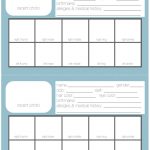 Just Sweet And Simple: Emergency Binder: Free Printables   Free Printable Customer Information Sheets