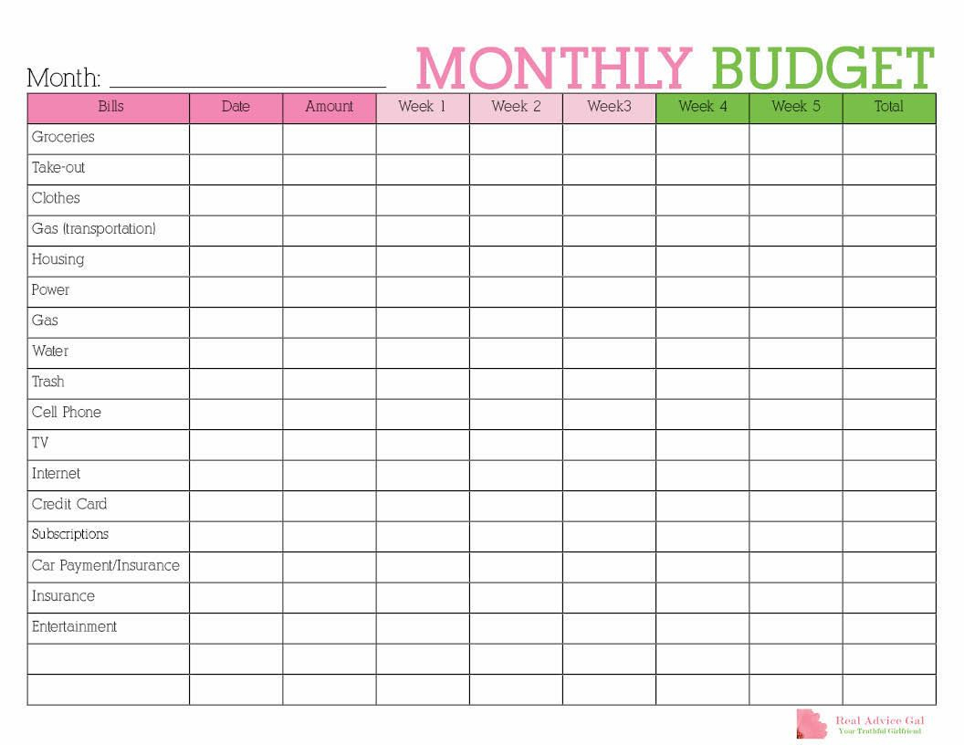 Keep Track Of Budget