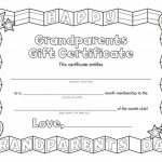 Kids Magazines   Children's Magazines & Books | Grandparent Treats   Grandparents Certificate Free Printable