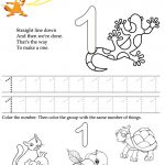 Kids Under 7: Free Printable Kindergarten Number Worksheets   Free Printable Learning Pages For Toddlers