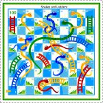 Kids Under 7: Snakes And Ladders Board Game   Free Printable Alphabet Board Games