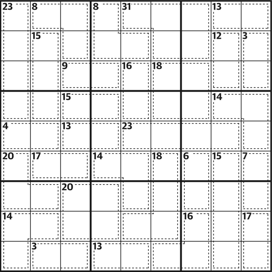 Killer Sudoku 589 | Life And Style | The Guardian - Killer Sudoku Free Printable