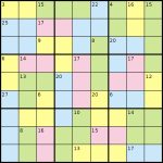 Killer Sudoku   Wikipedia   Free Printable Super Challenger Sudoku