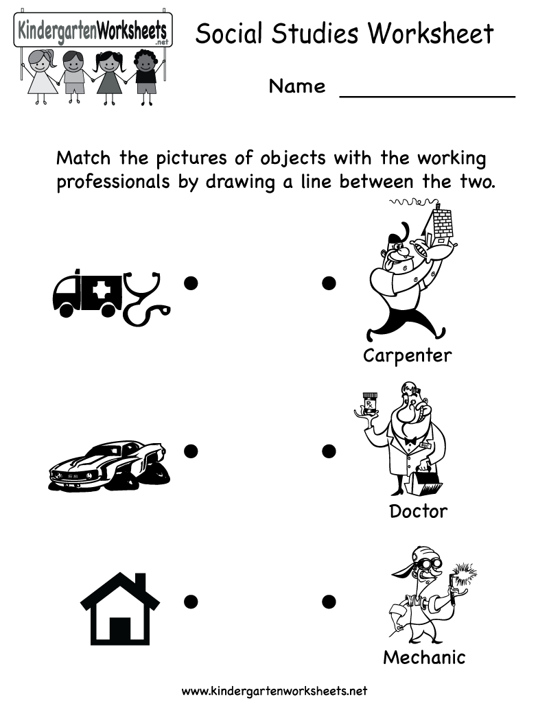 Kindergarten Social Studies Worksheet Printable | Worksheets (Legacy - Free Printable Social Studies Worksheets