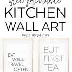 Kitchen Gallery Wall Printables | Free Printable Wall Art   Free Printable Art Pictures