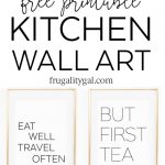 Kitchen Wall Art   8X10" Set Of Six Prints   Free Printable   Free Printable Wall Posters
