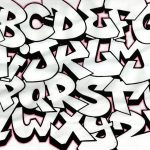 Kleurplaat Graffiti Alfabet #2 | Scripts In 2019 | Pinterest   Free Printable Graffiti Letters Az