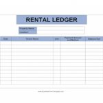 Landlord Documents Templates Regarding Free Printable Rent Ledger   Free Printable Rent Ledger
