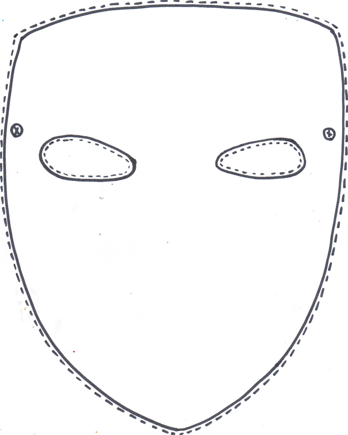 Last Minute Halloween Quickie: 100 Free Printable Masks A«  Face - Free Printable Face Masks
