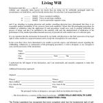 Last Will And Testament Form California Pdf Elegant Free Will Forms   Living Will Forms Free Printable