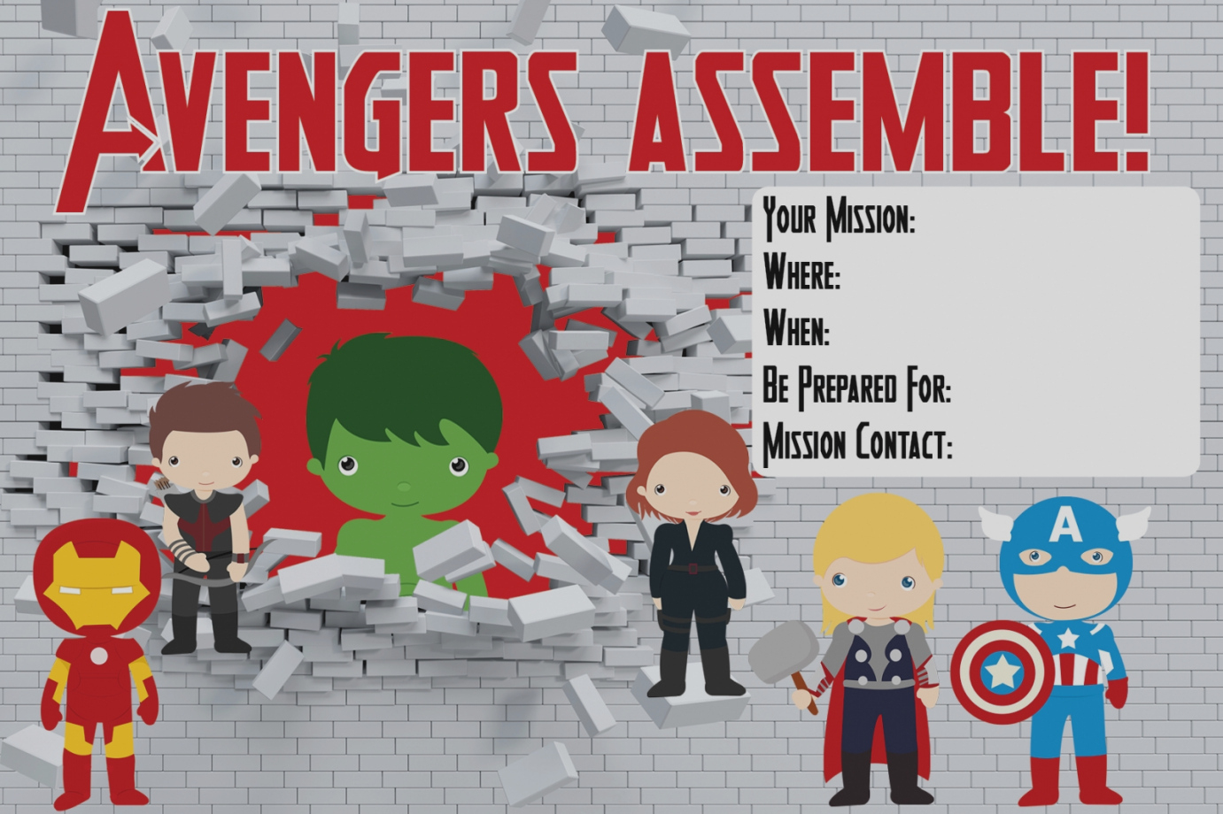 Latest Free Printable Avengers Birthday Party Invitations Ideas As - Free Printable Avengers Birthday Party Invitations