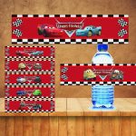 Learn All About Cars Water | Label Maker Ideas Information   Free Printable Cars Water Bottle Labels