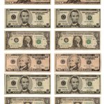 Legal, Free, Printable Money For Teaching The Kids About American   Free Printable Play Money Sheets