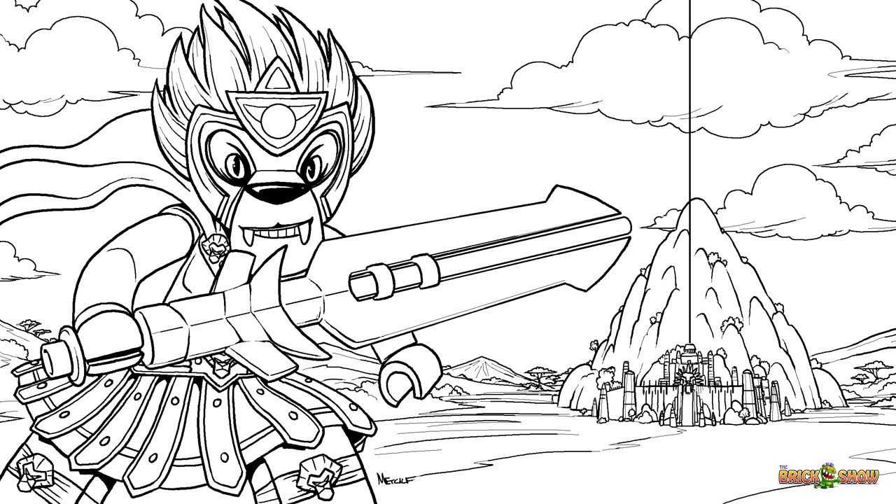 Lego Legends Of Chima Coloring Page, Lego Lego Laval And The Chi - Free Printable Lego Chima Coloring Pages