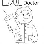 Letter D Is For Doctor Coloring Page | Free Printable Coloring Pages   Doctor Coloring Pages Free Printable